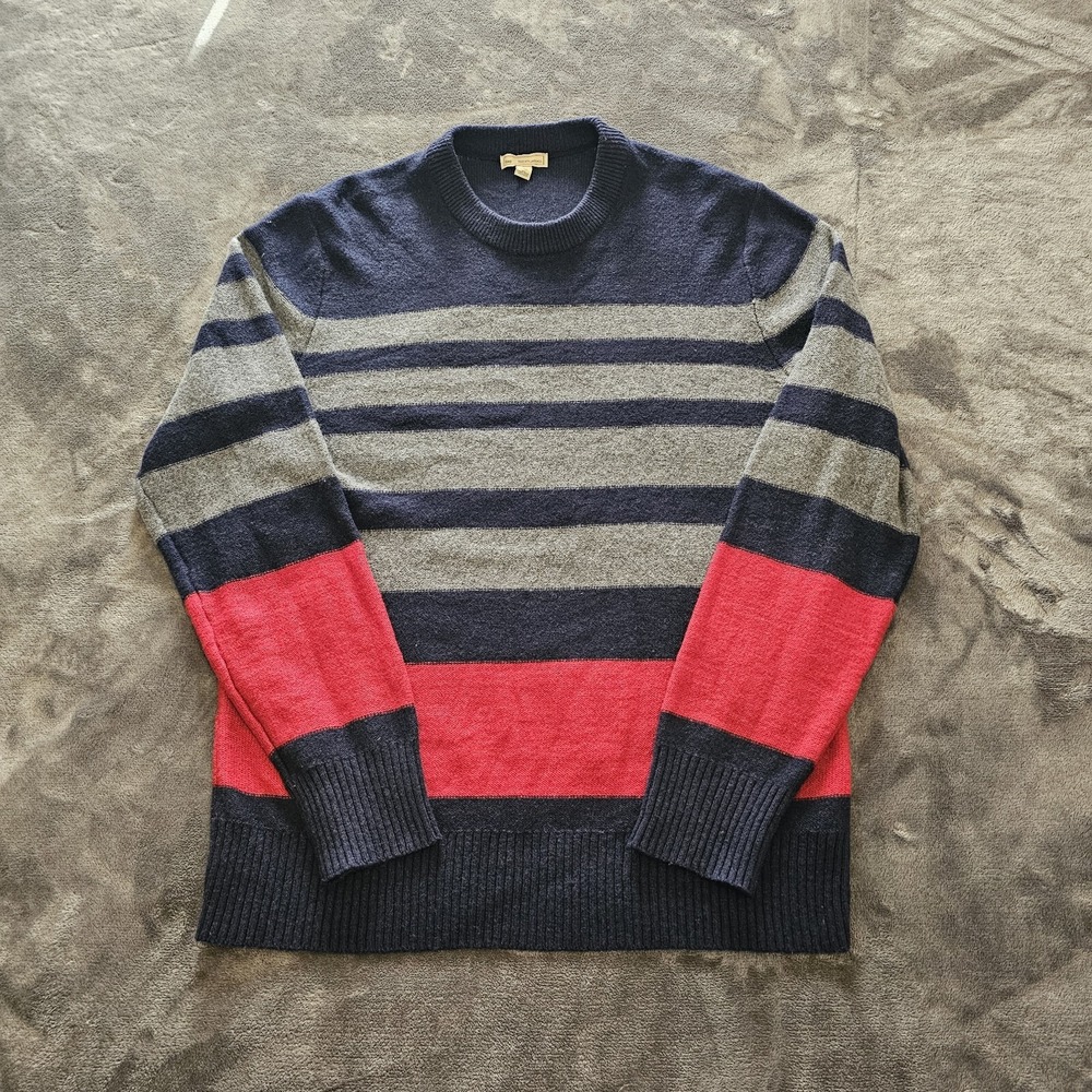 Vintage Gap Sweater Mens Large Lambswool Nylon Blend Jumper Adult Casual Preppy